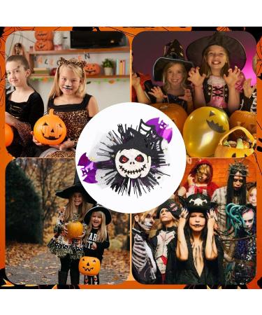 Holiday Horror Duckbill Clip Halloween Headdress Halloween Headdress Partys Decor | Halloween Clips Non-slip Holiday Black Glittery Hairpin For Adults Kids - Buy Online on SooperMarket.com