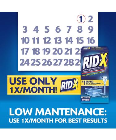 Rid-X Septic Tank Treatment Powder 19.6oz - Keep Your Septic System in Top Condition - Buy Online on SooperMarket.com