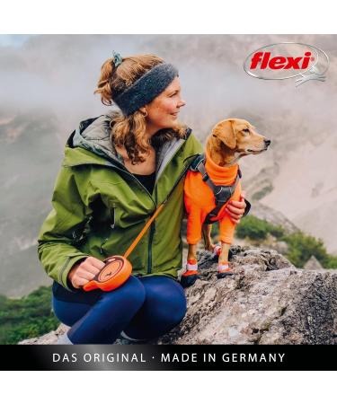 Flexi XT00T3-251-OR Xtreme XS 3m Orange Leash - Durable & Lightweight for Small Dogs | International Shipping - Buy Online on SooperMarket.com