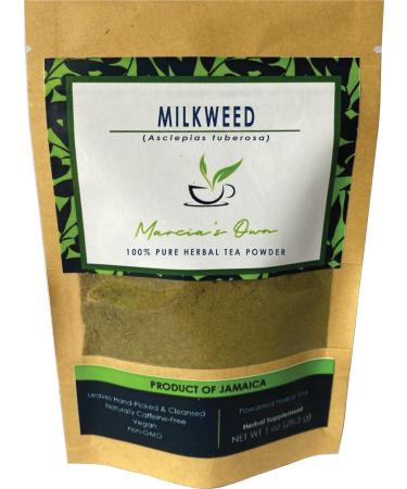Marcia s Own Milkweed Herbal Tea Powder - Artisanal 100% Pure from Jamaica 1 oz / 28.3 g (40 Servings)