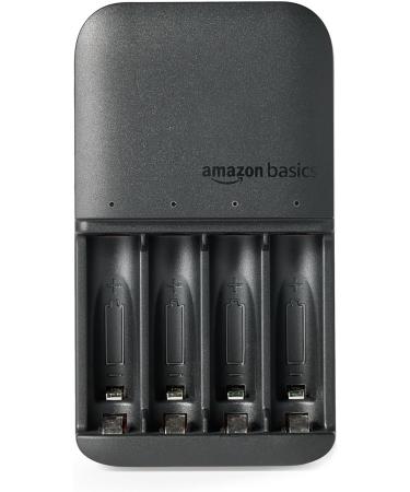 Amazon Basics NiMh Rechargeable Batteries & Charger Set - 4 AA & 4 AAA 8 Count | International Shipping Available - Buy Online on SooperMarket.com