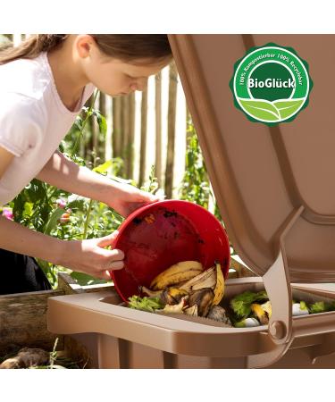 BioGl ck Organic Waste Bags - 60L & 80L - 25 Pack | Extra Wet & Tear-Resistant Biotonne Bags - Eco-Friendly & International Shipping - Buy Online on SooperMarket.com