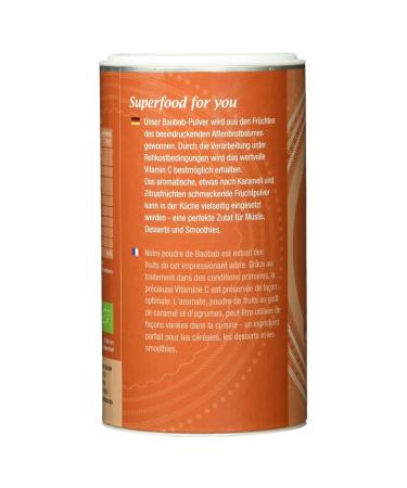 Govinda Alpia Organic Baobab Powder - Raw Vegan 200g | Premium Superfood for Health & Wellness - Buy Online on SooperMarket.com