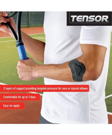 Tensor Kinesiology Elbow Support Pre-Cut Adhesive Athletic Support Brace Alternative 3 Pack - Buy Online on SooperMarket.com