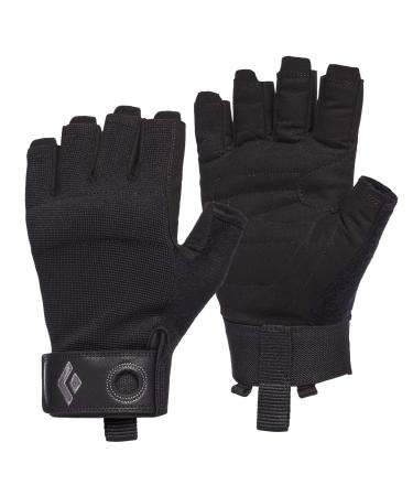 Black Diamond Crag Half-Finger Gloves Extra Sm BLACK