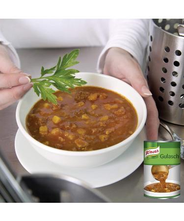 Knorr Meisterkessel Goulash Soup - Ready to Serve Authentic Taste | 2.9 kg Pack (Beef 2.78L) - International Shipping Available - Buy Online on SooperMarket.com