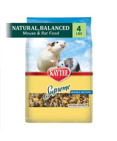 Kaytee Supreme Mouse and Rat Food 4 Pound (Pack of 1)