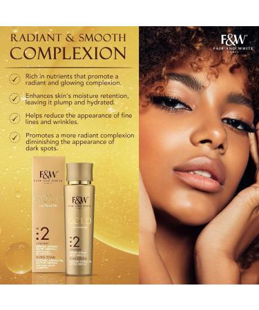 Buy Fair & White 2 Gold Intense Argan Oil Active Serum 30ml - Best Anti-Aging Skincare for All Skin Types - International Shipping Available - Buy Online on SooperMarket.com