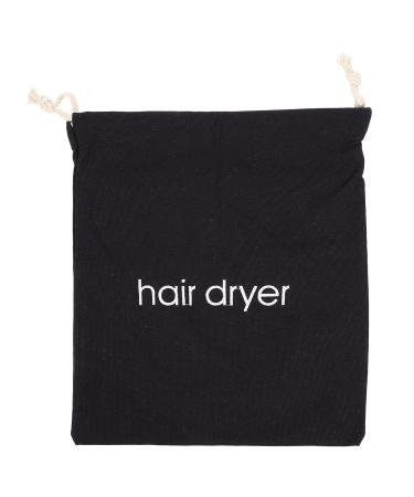 MUSISALY 2pcs Hair Dryer Storage Bag Travel Hairdryer Storage Organizer Bag Hair Dryer Bags Sack Black Fabric