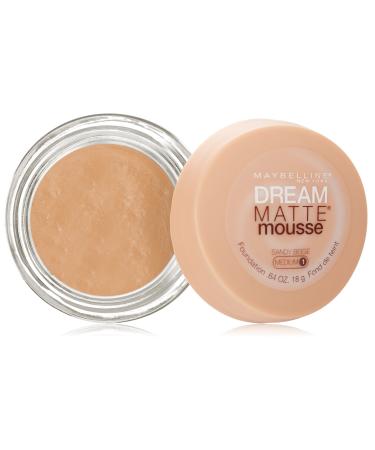 MAYBELLINE NEW YORK Dream Matte Mousse Foundation Sandy Beige 0.64 Ounce