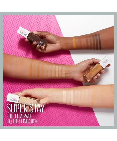 Maybelline Super Stay Full Coverage Liquid Foundation Makeup - Warm Coconut 1 Fl Oz (Pack of 1) - Buy Online on SooperMarket.com