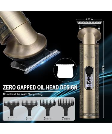 Buy Hatteker 8-in-1 Beard Trimmer Kit | Professional Hair Clipper & T-Blade Electric Razor for Men - Cordless Grooming | International Shipping Available - Buy Online on SooperMarket.com