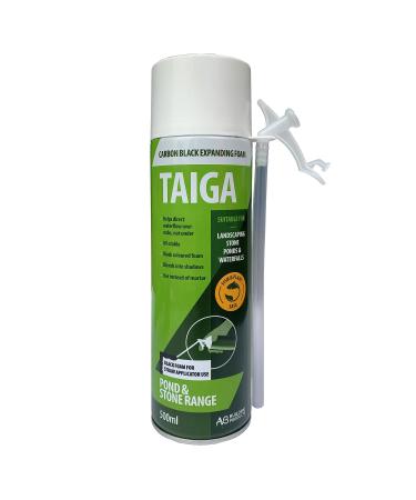 TAIGA Black PU Landscape Pond & Waterfall Foam 500ml - Hand Held