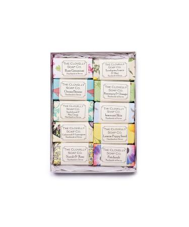 Clovelly Soap Co Mini Guest Soap Gift Set - 10 Handmade Natural Soaps | Perfect for Travel & Gifts - Buy Online on SooperMarket.com