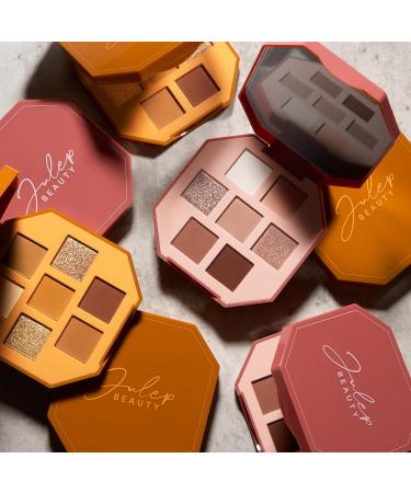 Buy Julep Eyeshadow 101 Pro Powder Palette - Turmeric Latte | 7 Blendable Matte & Shimmer Shades | Travel-Friendly Eye Makeup - Buy Online on SooperMarket.com