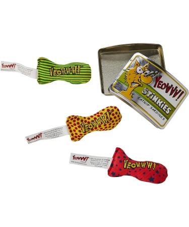 YEOWWW Multi - 3 stinkies catnip sardines in can - 1 piece All Breed Sizes - Buy Online on SooperMarket.com