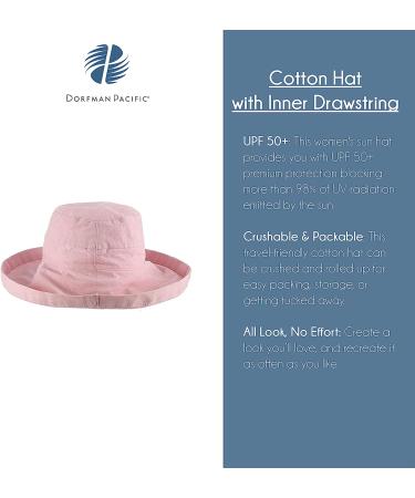 Scala Women's Cotton Sun Hat with UPF 50+ Rating - Natural, One Size - Buy Online on SooperMarket.com