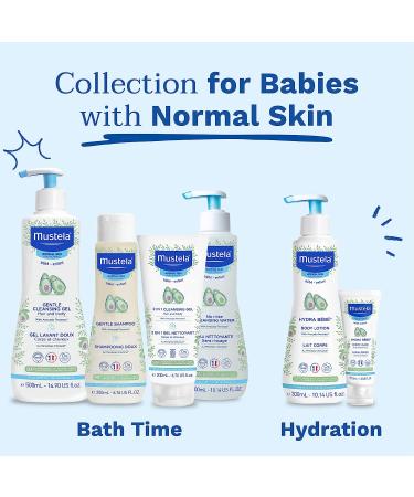 Mustela Baby Gentle Cleansing Gel - Avocado & Vitamin B5 Hair & Body Wash - Biodegradable & Tear-Free - 1 or 2-Pack - Various Sizes - Buy Online on SooperMarket.com