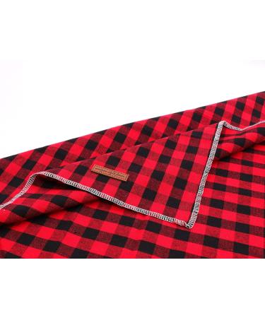 Buy Unique Style Paws Dog Collar - Washable Cotton Neck Triangle for Small & Large Dogs and Cats (1-Pack) - Black/Red - Buy Online on SooperMarket.com