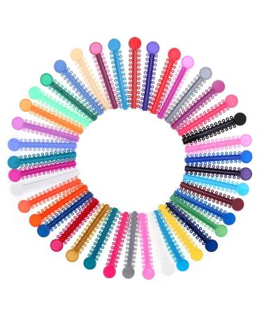 Orthodontic Ligature Rubber Bands Multi-Color O-rings Braces Rubber Bands Orthodontic Ligature Ties