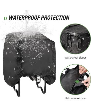 Frephy 14.5L Waterproof Bike Rear Rack Bag with Rain Cover - Ideal for Commuter and Trekking Bikes - Buy Online on SooperMarket.com