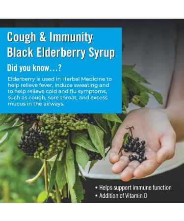 Valda Cough & Immunity Syrup- Black Elderberry + Vitamin D 250 ml - Buy Online on SooperMarket.com