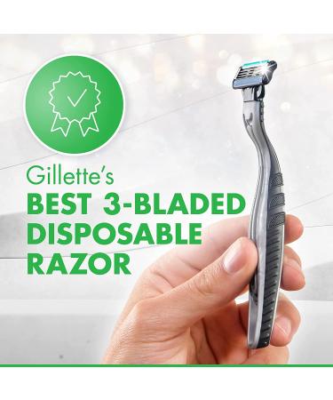 Gillette Mach3 Disposable Razors for Men - 6 Count | Sensitive Skin Design - Buy Online on SooperMarket.com