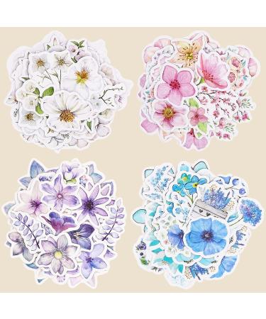 Knaid Flower Stickers Set (360 Pieces) Decorative Assorted Floral Sticker for Scrapbooking Planner Bullet Journals Supplies - Buy Online on SooperMarket.com
