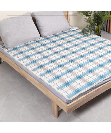 HEEPDD Plaid Electric Blanket with Intelligent Thermostat - Skin-Friendly Suede Heating Blanket for Home Use - Warmth & Comfort for Every Season - Buy Online on SooperMarket.com