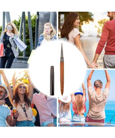 Lnhgh Nail Polish Brush - Tool Sandalwood Nail Polish Brush For Thin Details Fine Drawing Long Lines Home Use And Professional Nail Salon - Buy Online on SooperMarket.com
