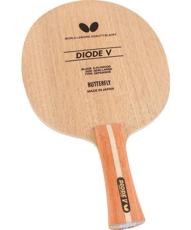 Diode V Butterfly Table Tennis Blade - Professional All-Wood Chopper/Defender Blade - Made in Japan (FL/ST Handle) - Buy Online on SooperMarket.com