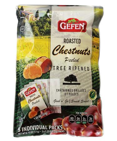 Gefen Organic Whole Roasted Chestnuts 1.23oz Grab n' Go Bags (15 Packs) - Buy Online on SooperMarket.com
