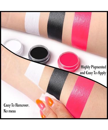 Ultimate Halloween Makeup Kit | Tri-Color Face Paint Hair Chalk & Neon Body Paint for SFX & Cosplay - Buy Online on SooperMarket.com