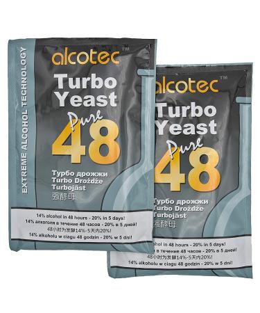 2x Alcotec Turbo Yeast 48H - 20% in 5 days