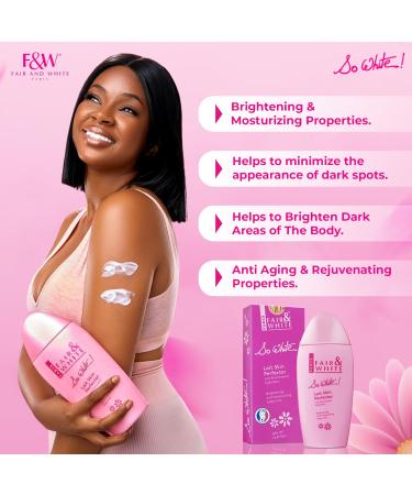 FAIR & WHITE So White Skin Brightening Lotion - 500 ml | Daily Moisturizing Body Lotion - International Shipping Available - Buy Online on SooperMarket.com
