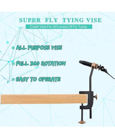 AGOOL Rotary Fly Tying Vise with Bench Clip - Metal Clamp Vise for Jigs and Teasers - Buy Online on SooperMarket.com