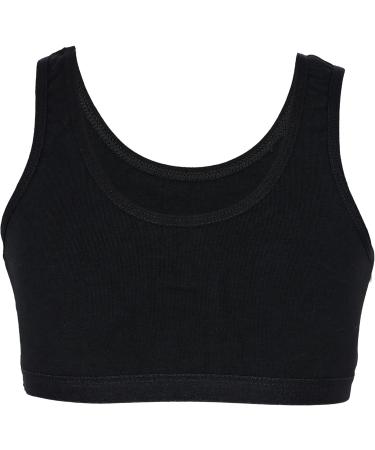 Buy TupTam Girls Bustier with Wide Straps - Pack of 5 (Sizes 158-164) - Comfortable & Stylish Black Collection - International Shipping Available - Buy Online on SooperMarket.com