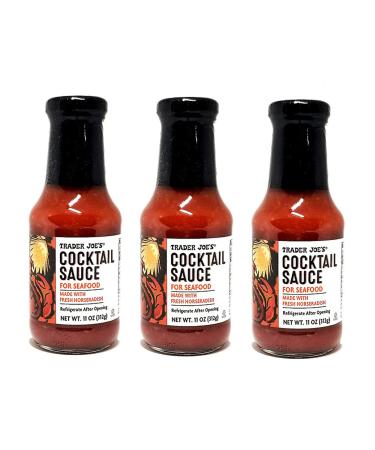 Trader Joe's Seafood Cocktail Sauce 11 oz (Pack of 3)
