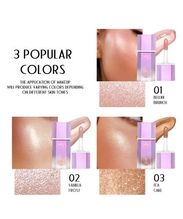 YOUNG VISION Soft Natural Glow Liquid Highlighter - Long-Wearing Smudge Proof Illuminator for Dewy Finish in Vanilla Frost | 0.17 Fl Oz - International Shipping Available - Buy Online on SooperMarket.com