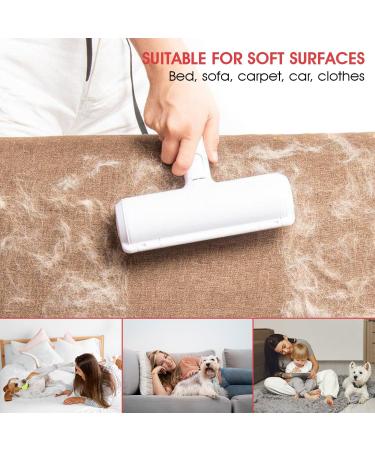 Quality-mart Pet Hair Remover Roller | Reusable Dog & Cat Hair Cleaner for Floors Sofas Carpets Clothes & Car Seats - Easy & Self-Cleaning - Buy Online on SooperMarket.com