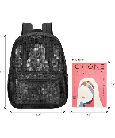 Heavy Mesh Beach Backpack with Padded Shoulder Strap - Ideal for Swimming, Diving & Outdoor Sports | Portable Oxygen Tank Carrier - Buy Online on SooperMarket.com