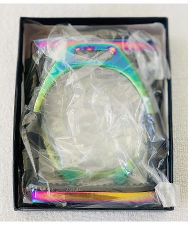 Rainbow Gloss Safety Flexi 4.75 Stainless Steel Stirrups - Ideal for Bending Horse Riding - Buy Online on SooperMarket.com