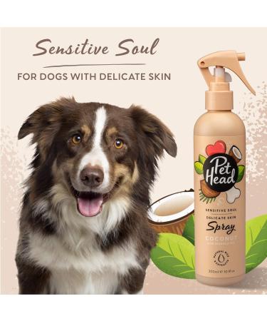 PET HEAD Sensitive Soul Coconut Deodoriser Spray 300ml - Hypoallergenic Waterless Grooming for Dogs with Sensitive Skin - Buy Online on SooperMarket.com