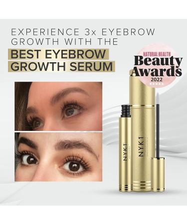 NYK1 BrowForce Eyebrow Growth Serum - Fuller Thicker Brows & Lashes | 8ml Eyebrow & Lash Growth Serum for Exceptional Results - Buy Online on SooperMarket.com