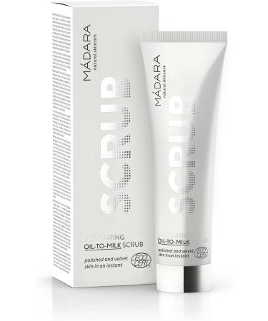 M DARA Organic Skincare | Exfoliating Oil-To-Milk Scrub - 60ml With natural volcanic sand Rich oil-based exfoliating formula Gentle cleansing Skin- softening Vegan Ecocert certified - Buy Online on SooperMarket.com