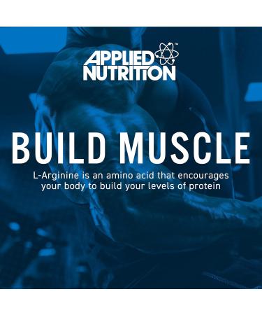 Applied Nutrition L-Arginine Capsules - 1500mg High Strength Nitric Oxide Booster - 60 Servings | Workout Performance Boost - Buy Online on SooperMarket.com