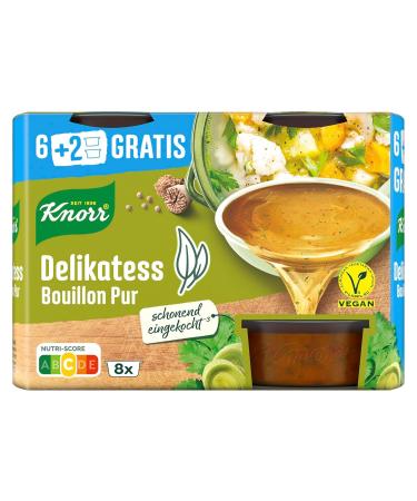 Knorr Bouillon Pur Delikatess Vegan Spicy - 8x28g | Flavorful Plant-Based Broth - Shop Internationally - Buy Online on SooperMarket.com