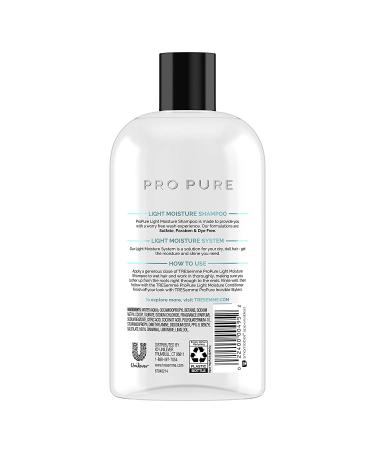 Tresemme Pro Pure Light Moisture Shampoo 16 fl oz - Hydrating & Nourishing Hair Care - Buy Online on SooperMarket.com