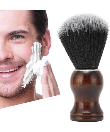 Premium Shaving Brush for Men - Ergonomic Wooden Handle Hair & Beard Brush for Salon & Home Use - Buy Online on SooperMarket.com