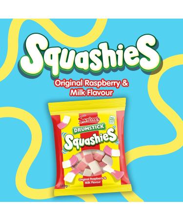 Swizzles Drumstick Squashies Original Sweets - Raspberry and Milk Flavour Sweets- Bulk Multipack (12 x 140g) - Buy Online on SooperMarket.com